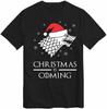 Christmas Is Coming T-Shirt Game of Thrones Santa Kids Women Men's