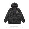 51 Hip Hop American Retro Functional Camouflage Cardigan Outwear Men's Trendy Fun Medal Decoration Loose Hooded Sweatshirt