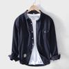 Spring and Autumn Summer New Fashion Simple Solid Color Men's Shirt Trendy Brand Long Sleeve Casual Versatile Top