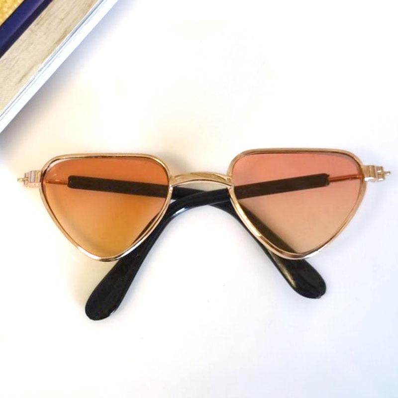 Модные кошачьи солнцезащитные очки - Защита от УФ-лучей Крутые металлические аксессуары для питомцев