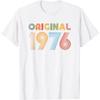Забавный подарок на день рождения 48 лет на день рождения для мужчин и женщин, родившихся в 1976 году, футболка в винтажном стиле унисекс для женщин и мужчин