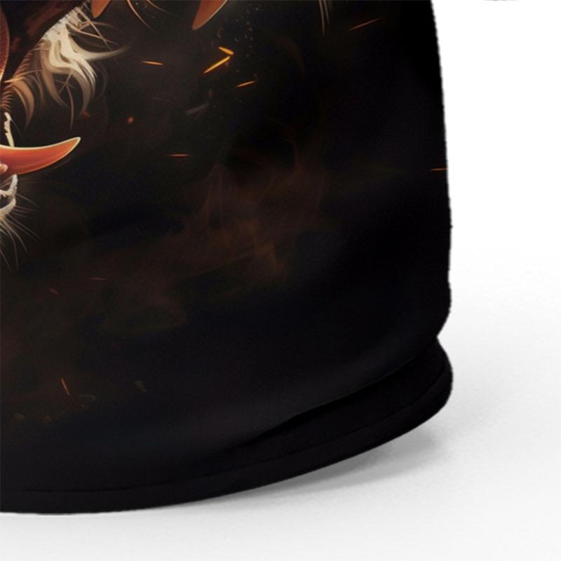 Футболка с круглым вырезом и короткими рукавами с принтом в виде тигра и 3D-принтом для летних видов спорта на открытом воздухе, модная мужская футболка