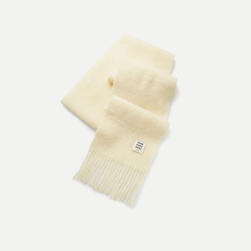Your name Here 24 Yunemi Pastel Wool Muffler (4COL) Y4A032