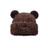 Подарки Корейский стиль Плюшевая шапка-медведь Ветрозащитные Мягкие плюшевые шапки-пуловер Сохраняют тепло Утолщенная шапка с защитой ушей Осень и Зима