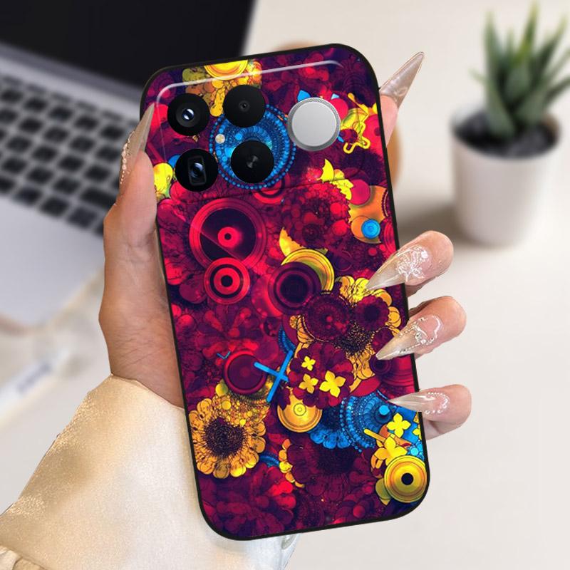 Для POCO F8 Ultra Чехол Модный Ударопрочный Чехол для Телефона Силиконовый Мягкий TPU Бампер Для Xiaomi POCO F8Ultra Чехол Fundas Мультяшный Capa