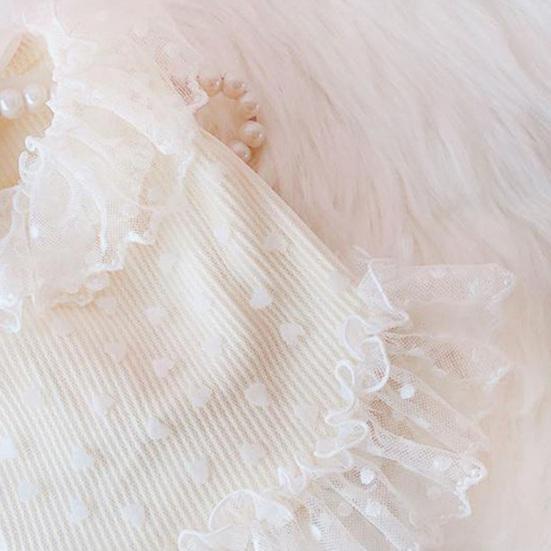 Дышащее платье для собак Красивый привлекательный очаровательный пуловер Юбка для щенка для повседневной жизни