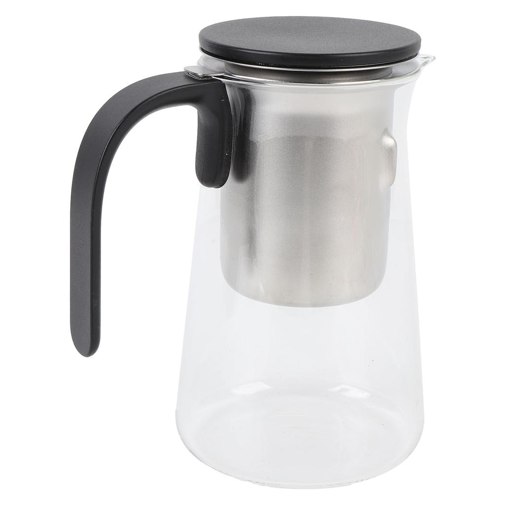 Glass Teapot Creative Magnetic Press Control Water Separation Tea Pot for Blooming Tea