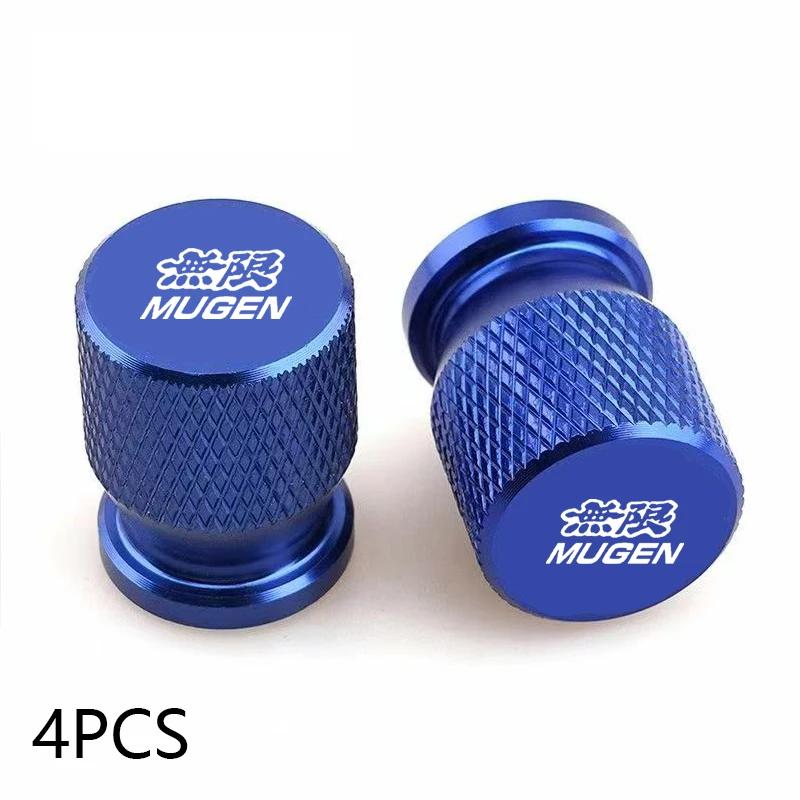 Car Wheel Tire Valve Caps Tyre Stem Covers Airdust Waterproof For Honda Mugen CB400 CB650F CBF CBR250RR CRF SH300 NC750 AQVBN1
