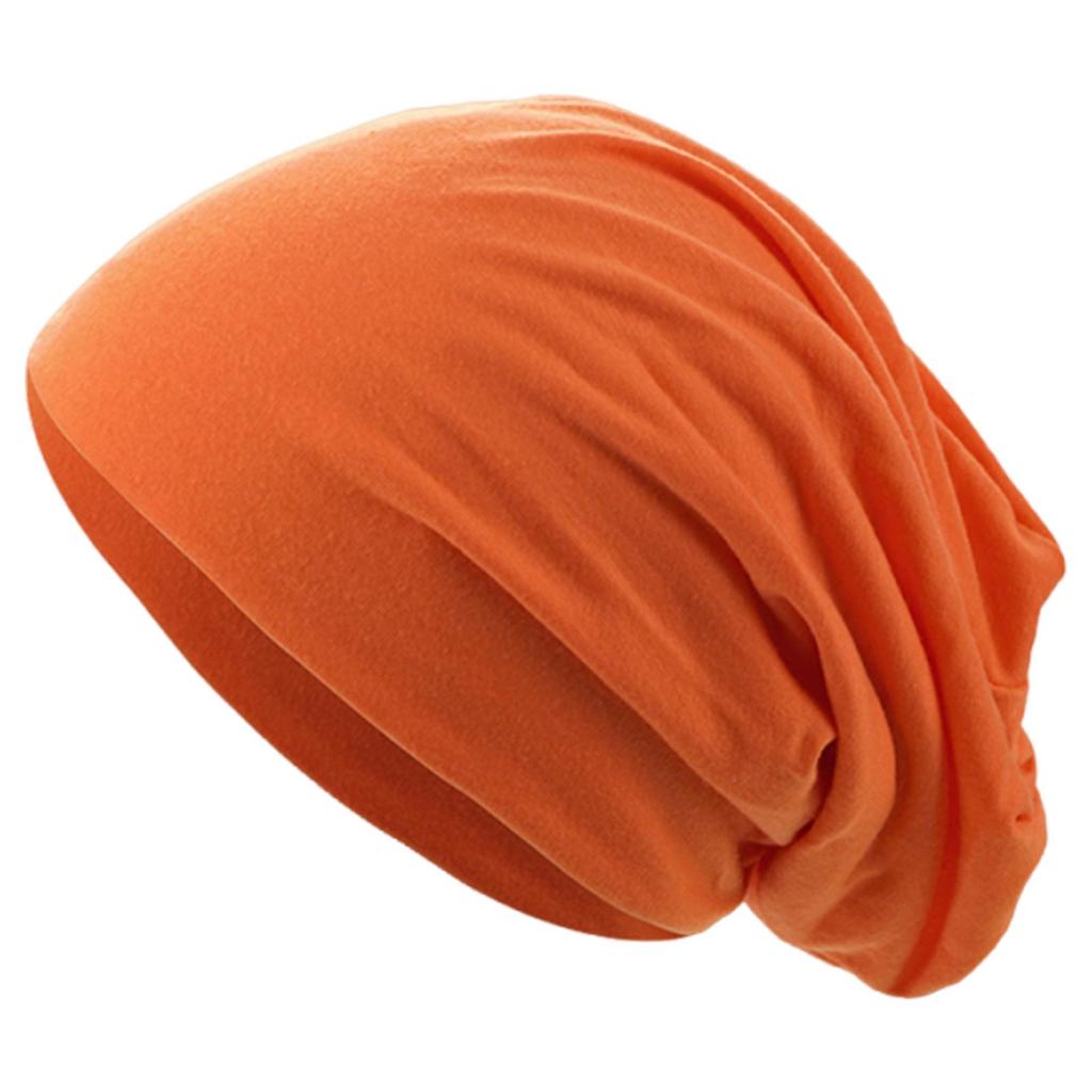 Однотонная двухслойная мешковатая шапка - Дышащая вязка для активного отдыха, езды на велосипеде, бега и использования после родов