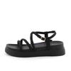 HIMIKO/Himiko/Cross Strap Sandals/651250 Black M