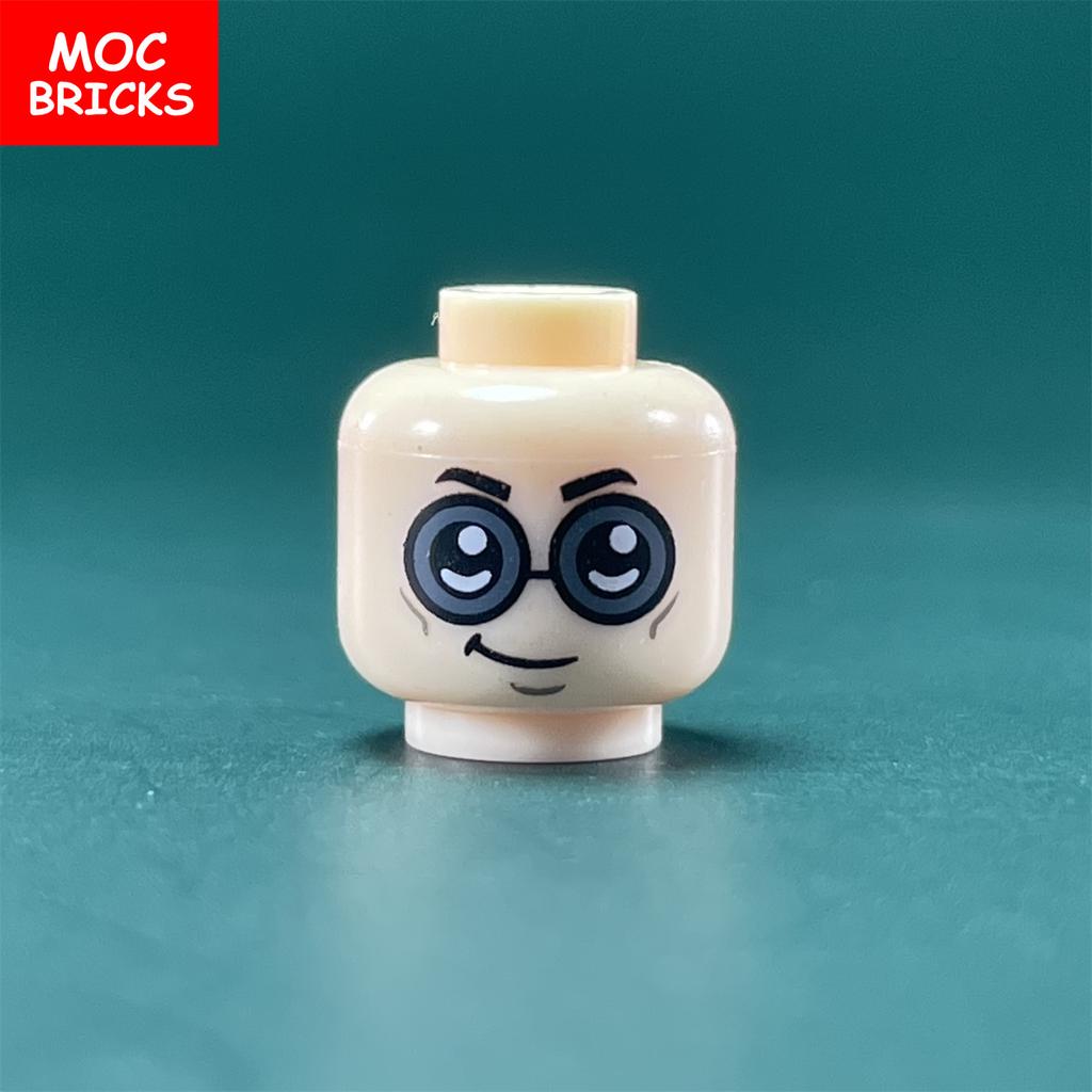 10 шт. Детали MOC Лица Мальчиков и Девочек Фигурка Голова Выражение Лица Образовательные Строительные Блоки Игрушки для детей подарок