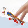 3шт Fingerboard Finger Scooter Mini Skateboard Deck Alloy/Пластик Антистресс Tech Bracket Настольная панель Non Toys Training