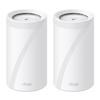 Mesh WiFi 7 BE19000 tri-Bande - TP-Link Deco BE85(2-Pack) - Port Ethernet/Fibre 10 Gbit/s - Vitesse WiFi Jusqu'à 19 Gbit/s - WPA3
