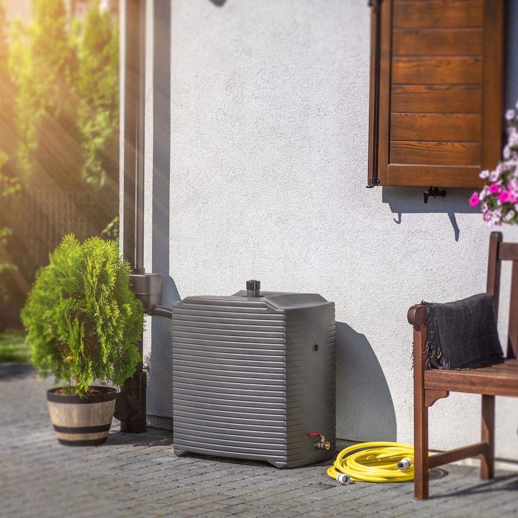 KADAX Zbiornik Na Deszczówkę Pojemnik Zestaw