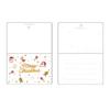 10pcs Double-sided Printed Christmas Card Cartoon Cute Thanksgiving Gift Card Handmade Exquisite Blessing Message Card Kids