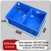 Multi-Compartment Rectangular Plastic Storage Box