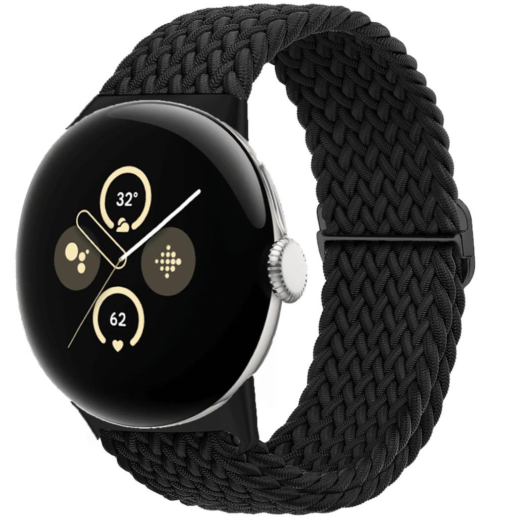 Braided Solo loop for Google pixel 3 4 2 band Accessories Smartwatch Elastic Adjustable Nylon correa bracelet Pixel Watch Strap