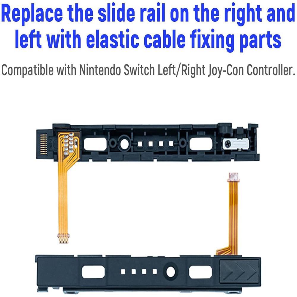 Ремонтный комплект 18 в 1 для Nintendo Switch Joy-Con с отвертками, инструментом для вскрытия, 3D-джойстиками (левый/правый), фиксатором-защелкой, ползунком порта зарядки, кнопкой Syn