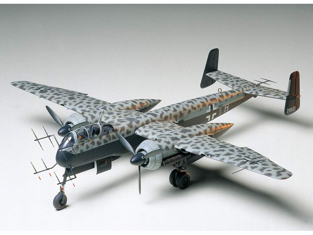 Tamiya 148 Masterpiece Series No.57 German Air Force Heinkel He219 A-7 Uhu Plastic Model TM61057
