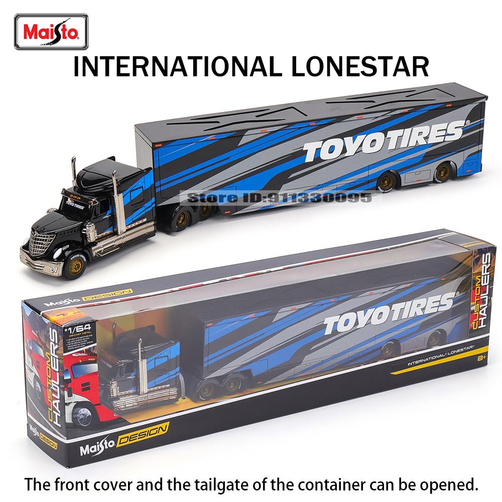 Майсто 1:64 MACK Anthem LoneStar UP Транспорт Литье Производство Прицеп Модель Симуляция Модель Коллекция Автомобилей из Сплава