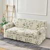 Flower Style Elastic Sofa Cover Double Sofa Large Skirt Full Cover Four Seasons Universal Set Full Set Sofa Cover Cloth Cushion