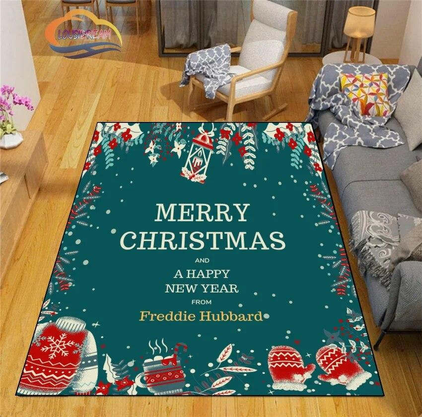 Рождественские коврики с 3D принтом, ковер, модный коврик для спальни, гостиной, офиса, детей, домашний декор