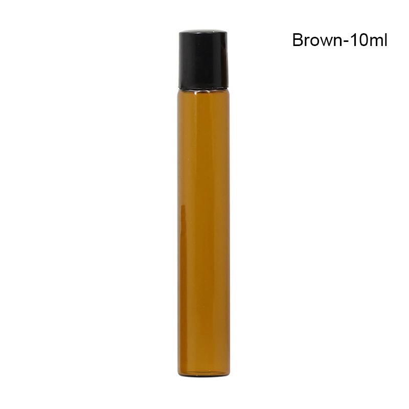 1 мл, 2 мл, 3 мл, 5 мл, 10 мл, янтарный тонкий стеклянный рулон на бутылке, пустая многоразовая бутылка, образец тестового эфирного масла, флаконы для духов с роликом