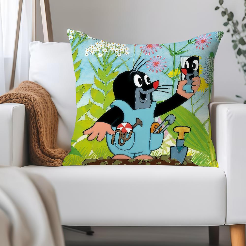 Милая наволочка с изображением Крота Искусство Применимое пространство Для гостевых комнат Интерьеров Автомобилей Офиса Украшение дома