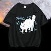 Каваи Милый Котенок Щенок Графическая Блузка Лучший Друг Короткий Рукав Женская Парная Футболка Y2k Одежда для Подруг Уличная Одежда Топы