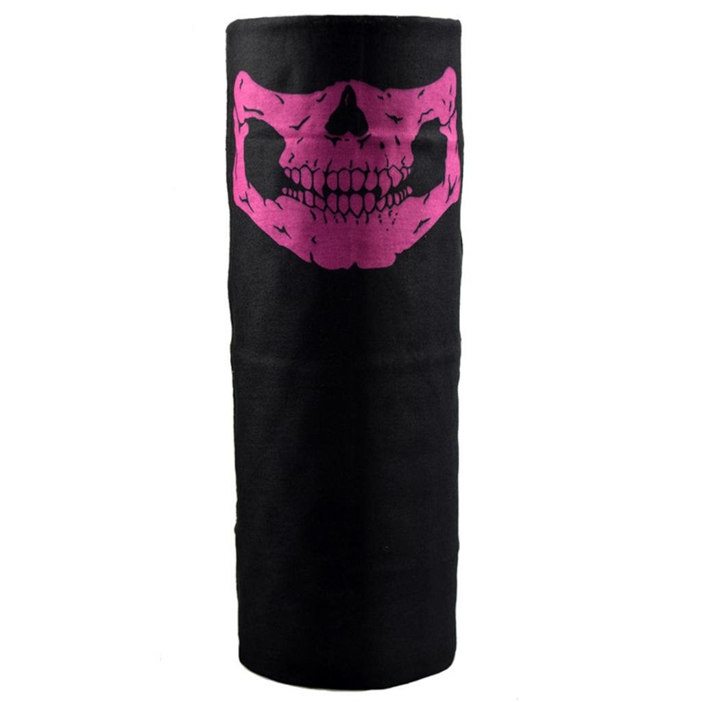 Многофункциональный бафф для шеи для велоспорта, маска для лица с принтом черепа на Хэллоуин, согреватель для шеи для активного отдыха и повседневной носки