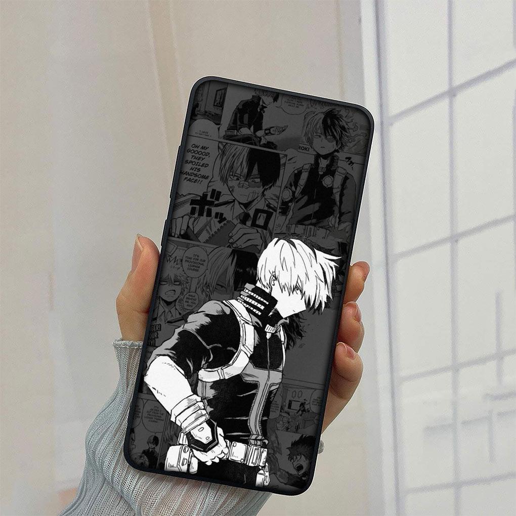 Boku Моя геройская академия BNHA Шото Тодороки Чехол для телефона для Samsung Galaxy S23 S22 S21 S20 Fe Ultra S8 Plus M21 + Чехол
