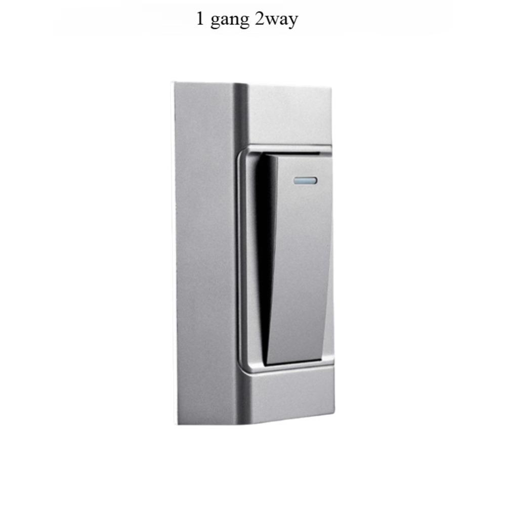 New 1 Gang 1 Way Surface-mounted Control Switch 110~250V Hand-pinched Mini Switch 2 Gang 2 Way Small Switch Bedside