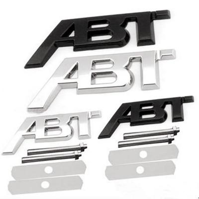3D Металлическая Эмблема На Крышку Багажника Автомобиля Логотип ABT Эмблема Наклейка Декаль Для Golf RS3 ABT S3 S5 Q5 Q8 A4 B8 A3 8V