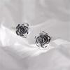 1 пара модных сережек-роз, серьги-гвоздики для женщин и девочек, свадебная вечеринка, изящные ювелирные украшения, подарок