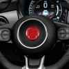 Fiat 500 (08+) Декоративная накладка на эмблему руля из углеродного волокна