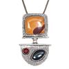 Wild Horse Jasper Silver Jewelry Gemstone 2.25"  Pendants Handmade Pendant