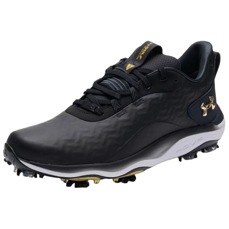 Under Armour Drive Pro Клон Удобные Прочные Дышащие Износостойкие Низкие Мужские Кроссовки для Гольфа Черный 6006116-001