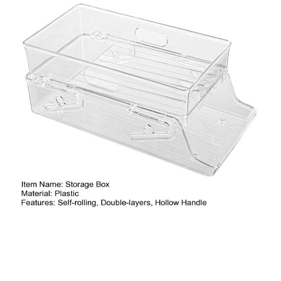 Холодильник Ящик для хранения напитков Двухслойные кухонные принадлежности Холодильник без BPA Пивная банка Держатель контейнера для фруктовых напитков Простой стиль