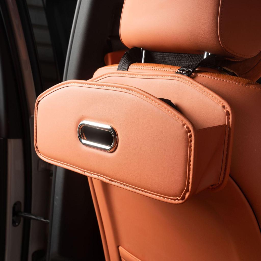 Hongqi Series Car Tissue Box: Armrest Hanging Tissue Holder