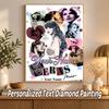 Taylor Swift Custom Name Text 5D Diamond Painting Kit DIY Full Drill Diamond Art Decoration