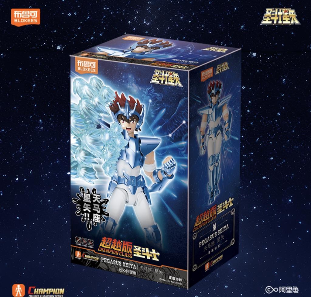 Оригинальная BLOKEES Saint Seiya Стрелец Сэйя Пегас Айолос Тэнма Пегас Фигурка Действия Игрушка Сборная Фигурка Игрушки Подарок