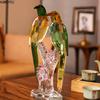 Modern Simplicity Creative Simulation Crystal Bird Sculpture Decoration Desk Home TV Wine Cabinet Living Room Decoration