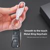 THCR5 1Pcs Car Key Accessories Zinc Alloy Keychain Ring For KIA RIO Sorento Ceed K5 Stinger Niro EV6 EV9 Soul Cerato Stonic Carnival