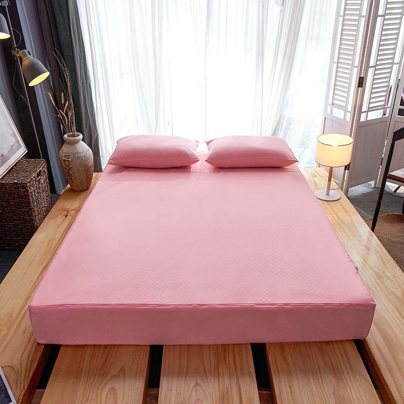 100% Waterproof Mattress Cover Six Side Zipper All-inclusive Mattress Protector Cover Queen Customized Quilted Bed Fitted Sheet