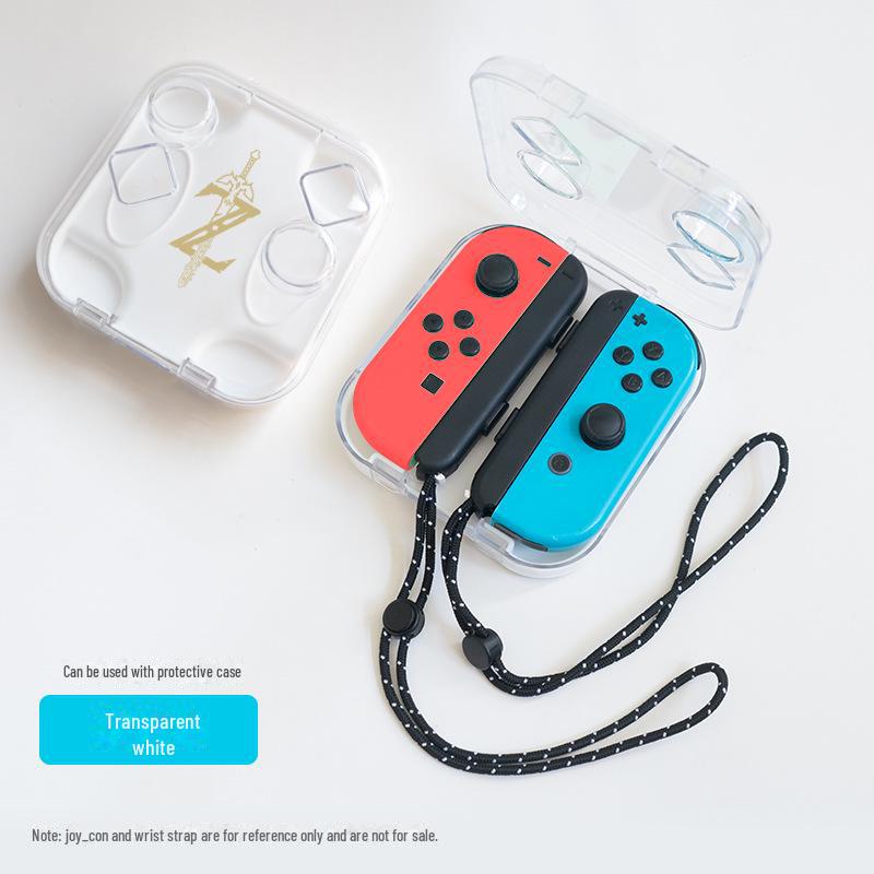 Прозрачный защитный чехол AJI из поликарбоната для левой/правой ручки Switch Joy-Con, совместимый с моделями OLED