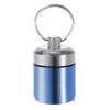 Portable Camping Travel Bottle Metal Pocket Pill Case Keychain Container Pill Box Case Storage Case