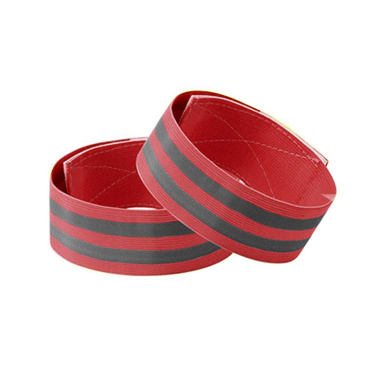 2 шт. светоотражающие повязки для бега на запястье, лодыжке, ноге, светодиодный отражатель, повязка на руку, ночной велосипедный светильник, безопасная лента, светодиодный ремешок для браслета