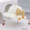 Kawaii Baby Fishermen Hat Bowknot Kids Bucket Hat Sunscreen Children Sun Hat  Apparel Accessories