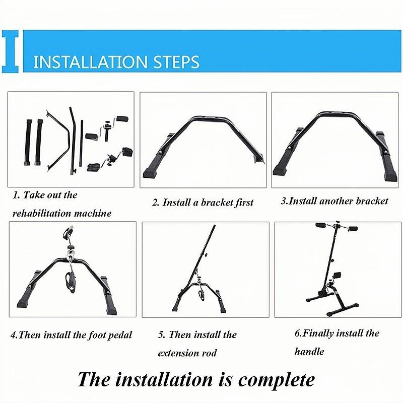 Пожилой педальный реабилитационный велосипед педальный тренажер рука рука нога регулируемое фитнес-оборудование для пожилых людей