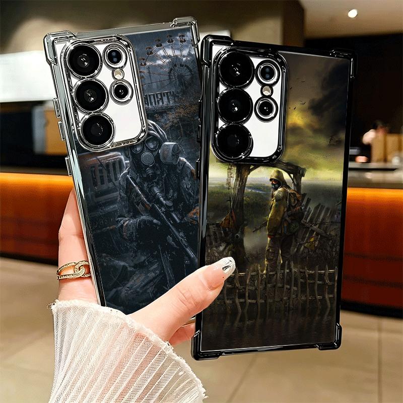 Крутой чехол для телефона с покрытием S-Stalker Game для Samsung Galaxy S24 S25 FE S26 Edge S23 Ultra S22 S21 Plus S20 Защита от падения с Airbag